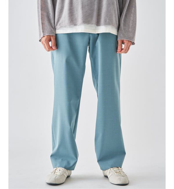 EDIFICE「《予約》サイド アジャスト トラウザー」|スラックス|グリーン A