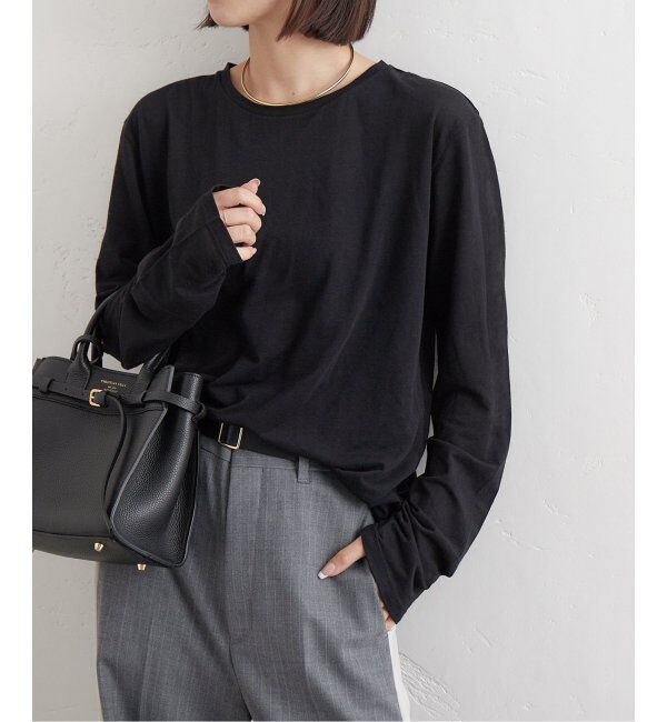 JOURNAL STANDARD「《追加2》クルーネックシアーロングTシャツ」|Tシャツ・カットソー|