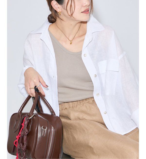 JOURNAL STANDARD「リネンレギュラーロールアップシャツ」|シャツ・ブラウス|