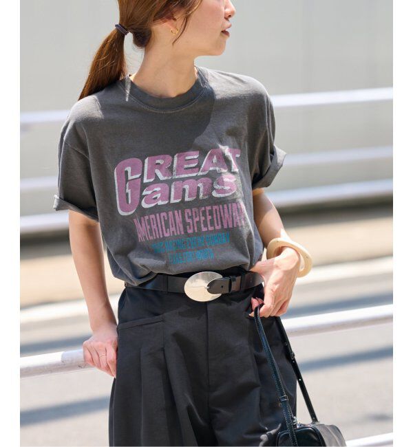 JOURNAL STANDARD relume「スーベニアピグメントTEE」|Tシャツ・カットソー|ブラック