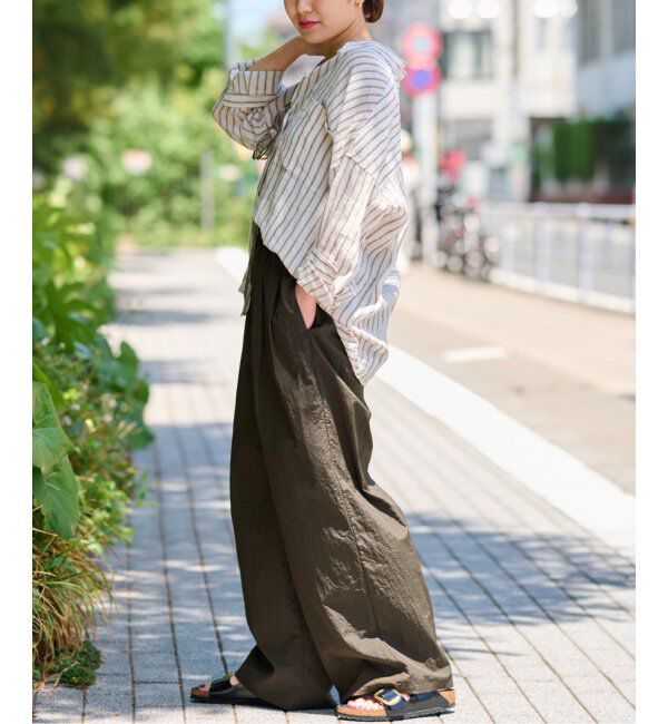 JOURNAL STANDARD relume「ライトナイロンワイドパンツ」|その他|