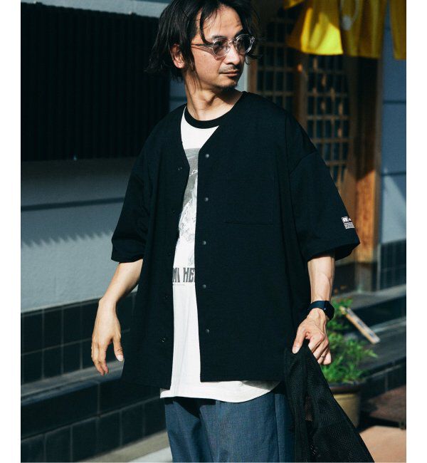 JOURNAL STANDARD relume「吸水速乾 RUSSELL ATHLETIC 別注 Dri-Power(R) ベースボールシャツ」|シャツ・ブラウス|