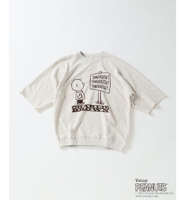 JOURNAL STANDARD relume「PEANUTS &times; SPORTS WEAR by relume 別注 ハーフスリーブスウェット 2」|Tシャツ・カットソー|ナチュラル