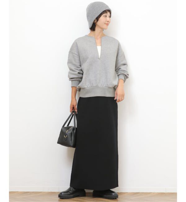 JOURNAL STANDARD relume「《WEB限定》ハーフジップノーカラースウェット」|スウェット・ジャージ|