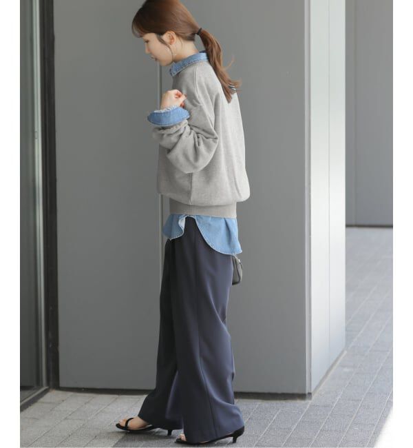 JOURNAL STANDARD relume「《WEB限定》ハーフジップノーカラースウェット」|スウェット・ジャージ|