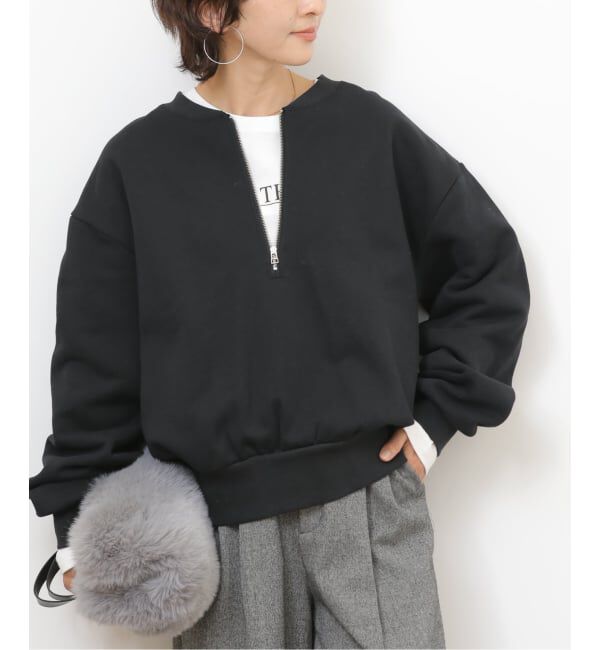 JOURNAL STANDARD relume「《WEB限定》ハーフジップノーカラースウェット」|スウェット・ジャージ|