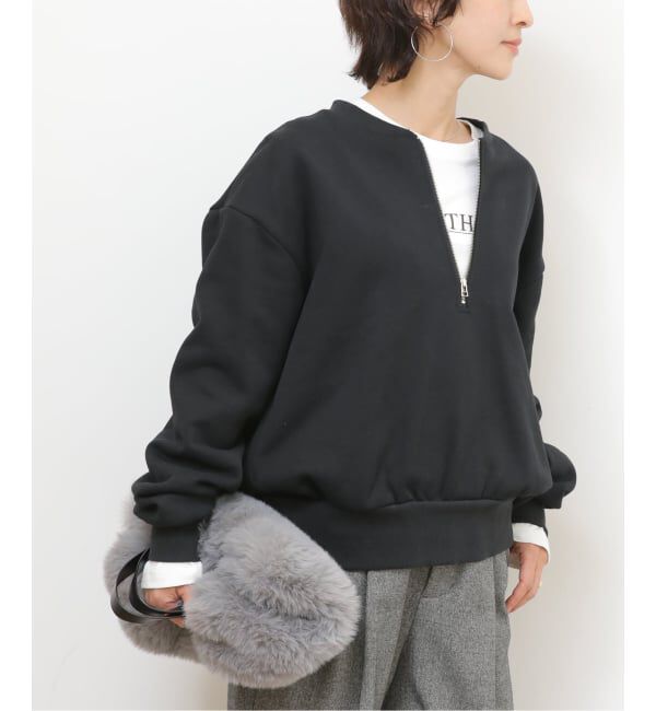 JOURNAL STANDARD relume「《WEB限定》ハーフジップノーカラースウェット」|スウェット・ジャージ|