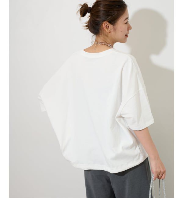 JOURNAL STANDARD relume「《追加3》ギャザーヘムショートスリーブTシャツ」|Tシャツ・カットソー|