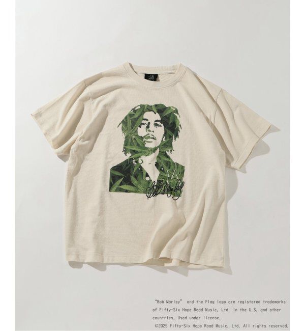 JOURNAL STANDARD relume「BOB MARLEY / ボブ・マーリー 別注 フェードプリントTシャツ」|Tシャツ・カットソー|ナチュラル
