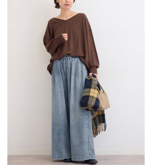 JOURNAL STANDARD relume「《追加2》C/R デニムワイドギャザー」|デニム|