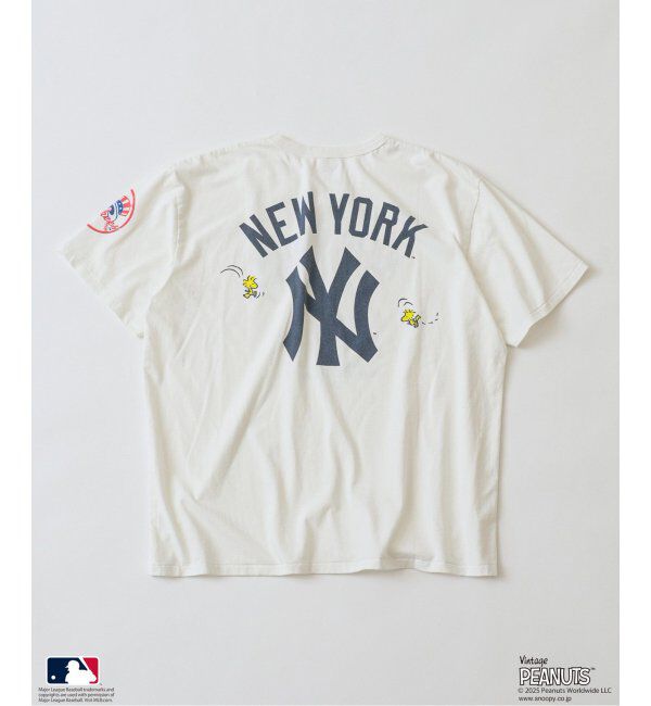 JOURNAL STANDARD relume「PEANUTS 別注 MLB ベースボール プリントTシャツ」|Tシャツ・カットソー|