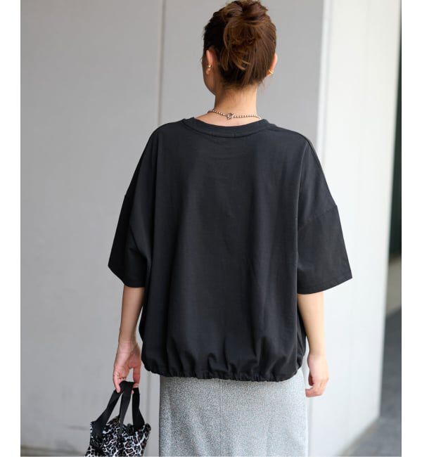 JOURNAL STANDARD relume「《追加4》ギャザーヘムショートスリーブTシャツ」|Tシャツ・カットソー|