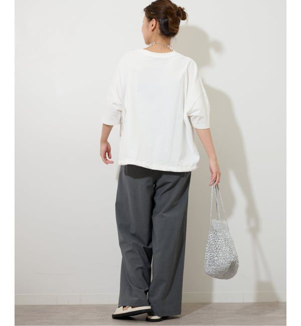 JOURNAL STANDARD relume「《追加4》ギャザーヘムショートスリーブTシャツ」|Tシャツ・カットソー|