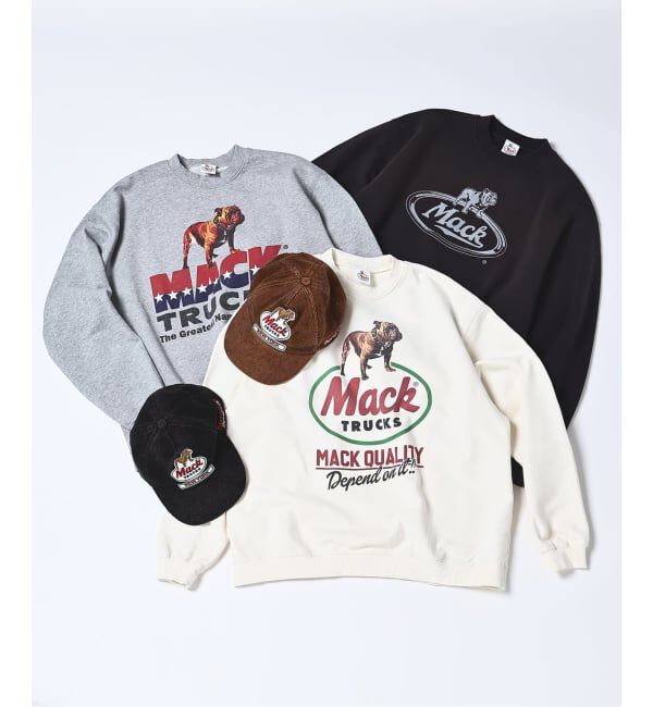 JOURNAL STANDARD relume「MACK TRUCKS / マック・トラックス 別注 フェード  プリント スウェット」|スウェット・ジャージ|