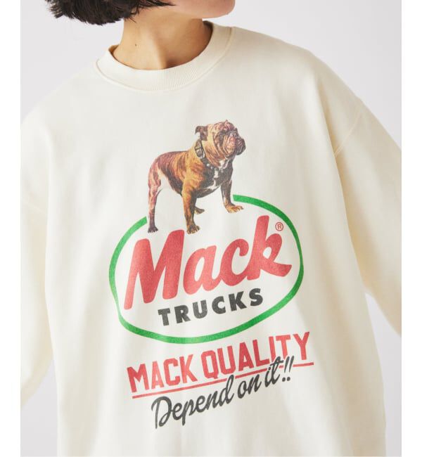JOURNAL STANDARD relume「MACK TRUCKS / マック・トラックス 別注 フェード  プリント スウェット」|スウェット・ジャージ|