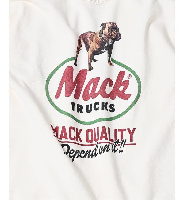JOURNAL STANDARD relume「MACK TRUCKS / マック・トラックス 別注 フェード  プリント スウェット」|スウェット・ジャージ|