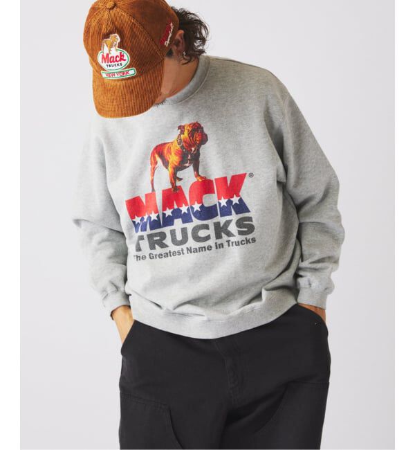 JOURNAL STANDARD relume「MACK TRUCKS / マック・トラックス 別注 フェード  プリント スウェット」|スウェット・ジャージ|