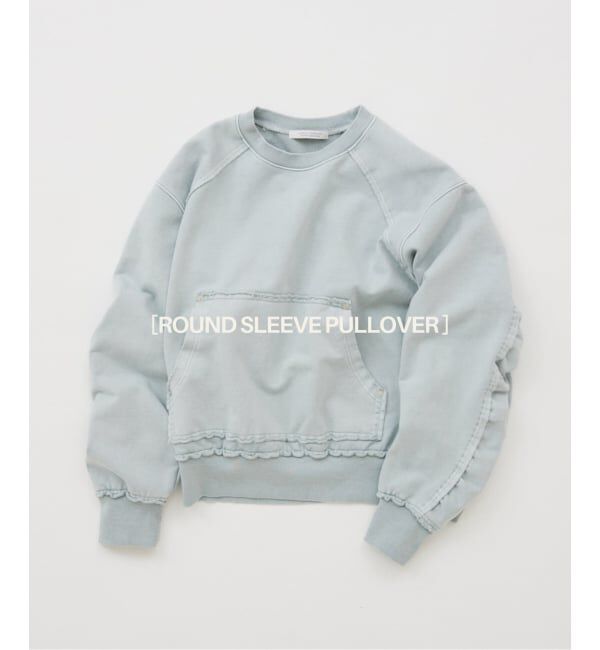 JOURNAL STANDARD「ラウンド スリーブ プルオーバー スウェット」|スウェット・ジャージ|サックスブルー