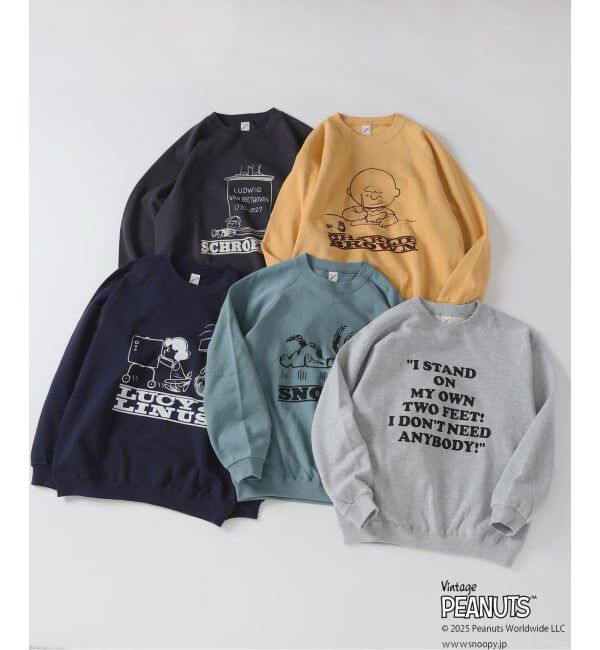 JOURNAL STANDARD relume「PEANUTS / ピーナッツ 別注 FANTASY A&G INC プリントスウェット WINTER」|スウェット・ジャージ|