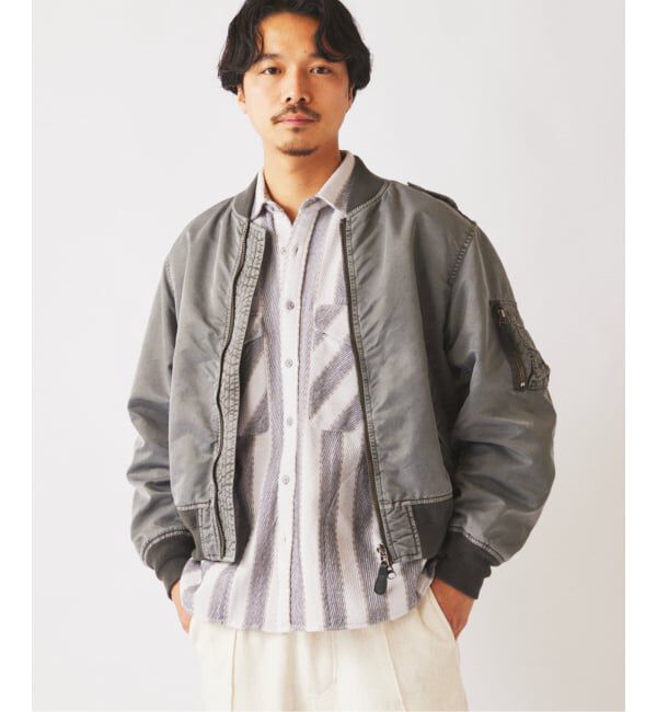 JOURNAL STANDARD relume「ガーメントダイ L-2B フライトジャケット」|ミリタリージャケット|