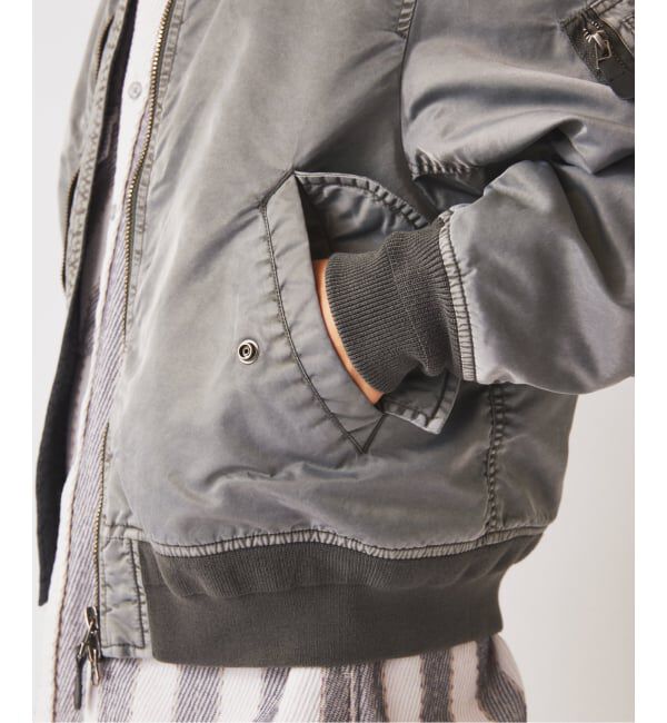 JOURNAL STANDARD relume「ガーメントダイ L-2B フライトジャケット」|ミリタリージャケット|