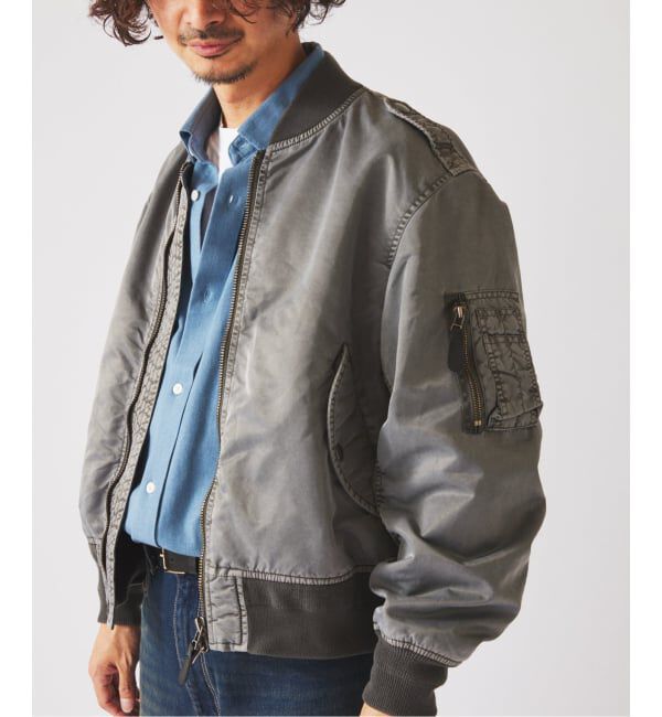 JOURNAL STANDARD relume「ガーメントダイ L-2B フライトジャケット」|ミリタリージャケット|