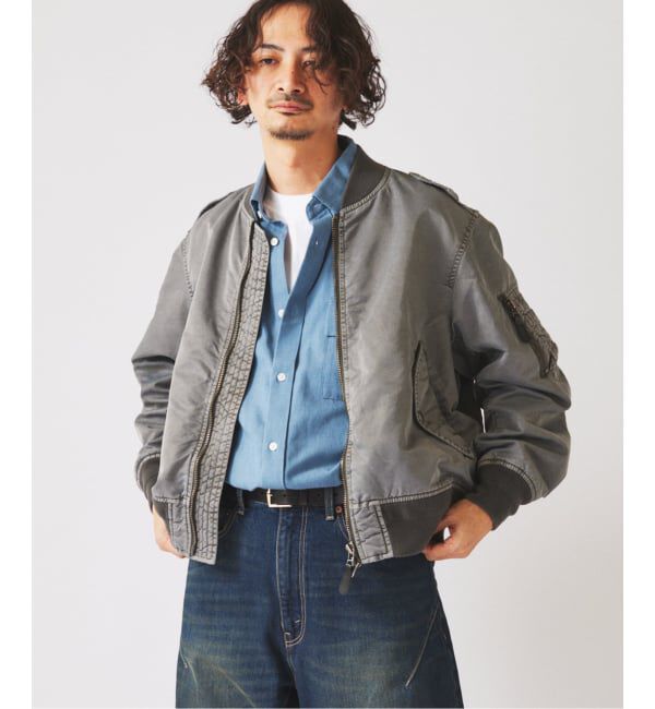 JOURNAL STANDARD relume「ガーメントダイ L-2B フライトジャケット」|ミリタリージャケット|