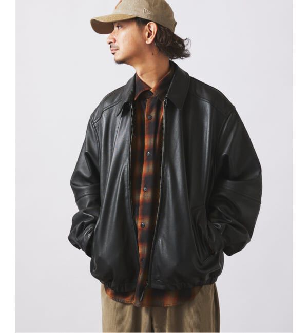 JOURNAL STANDARD relume「ラムレザー ジップジャケット」|ライダースジャケット|