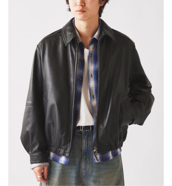 JOURNAL STANDARD relume「ラムレザー ジップジャケット」|ライダースジャケット|