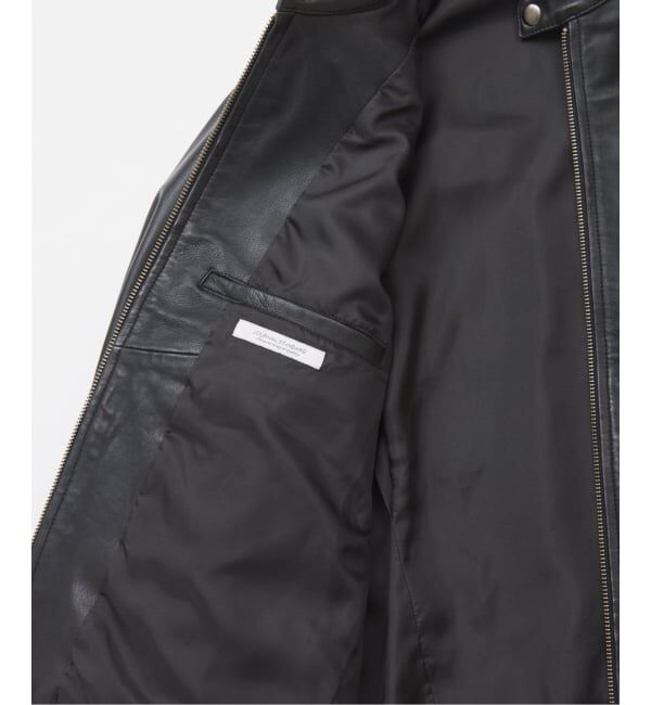 JOURNAL STANDARD「ウォッシュ シープ レザー シングル ライダース」|ライダースジャケット|