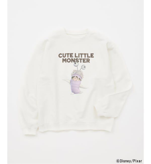 JOURNAL STANDARD「Monsters Inc / モンスターズ・インク プリント スウェット」|スウェット・ジャージ|ホワイト A