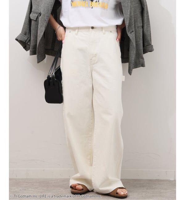 JOURNAL STANDARD relume「ルーズストレートペインターデニム」|デニム|ナチュラル