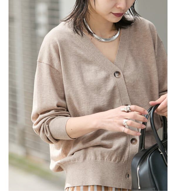 JOURNAL STANDARD「《予約》ウォッシャブル Vカーディガン」|カーディガン|