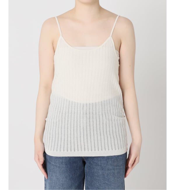 journal standard L'essage「《予約》LACYジャガードニットキャミソール」|キャミソール|