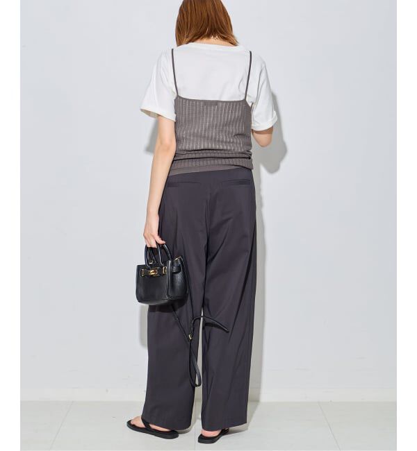 journal standard L'essage「《予約》LACYジャガードニットキャミソール」|キャミソール|