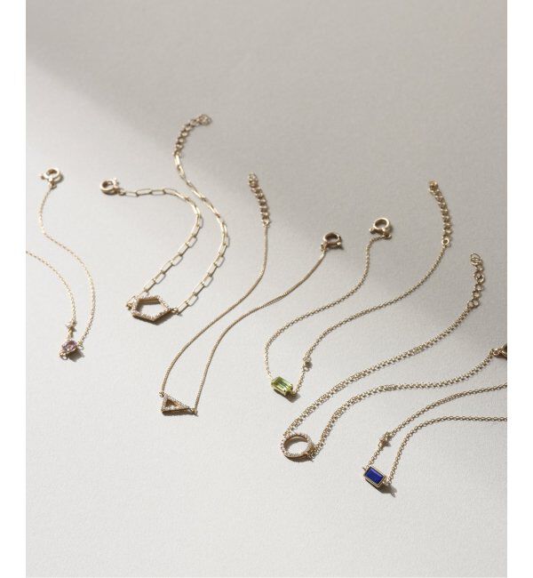 Lilas by Spick&Span「ペンタゴンダイヤブレスレット K10」|ブレスレット・バングル|