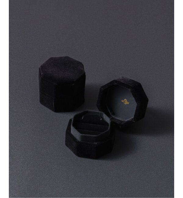 Lilas by Spick&Span「ハートカボションオニキスリング K10」|リング|