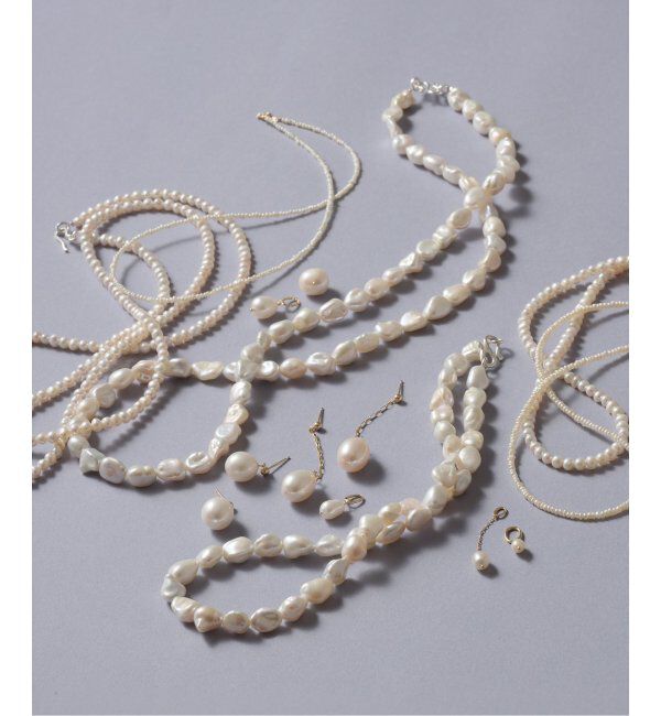 Lilas by Spick&Span「バロックパール65cmネックレス SV」|ネックレス|