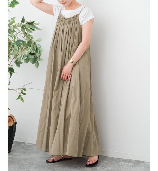 Spick and Span「HYU ギャザーワンピース」|ワンピース|