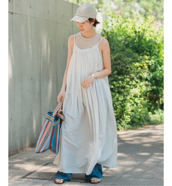 Spick and Span「HYU ギャザーワンピース」|ワンピース|