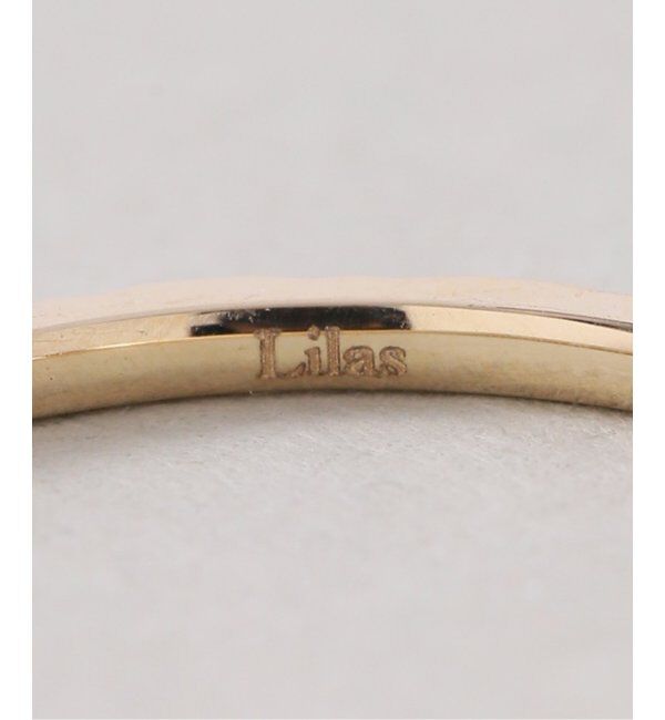 Lilas by Spick&Span「シャインパターンピンキーリング K10」|リング|