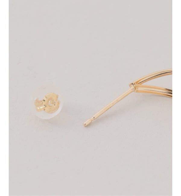 Lilas by Spick&Span「《WEB限定》リーフピアス K18（両耳）」|ピアス|