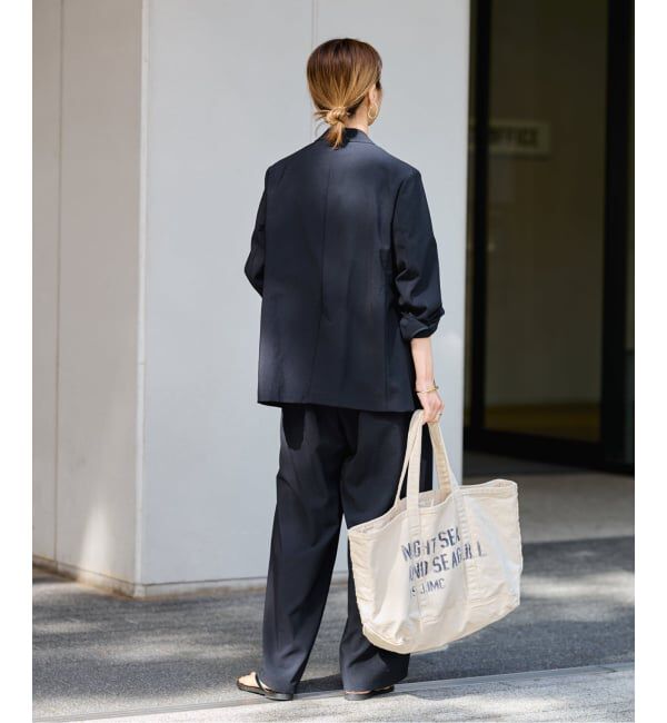 FRAMeWORK「撥水強撚PEダブルジャケット」|テーラードジャケット|