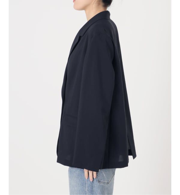 FRAMeWORK「撥水強撚PEダブルジャケット」|テーラードジャケット|