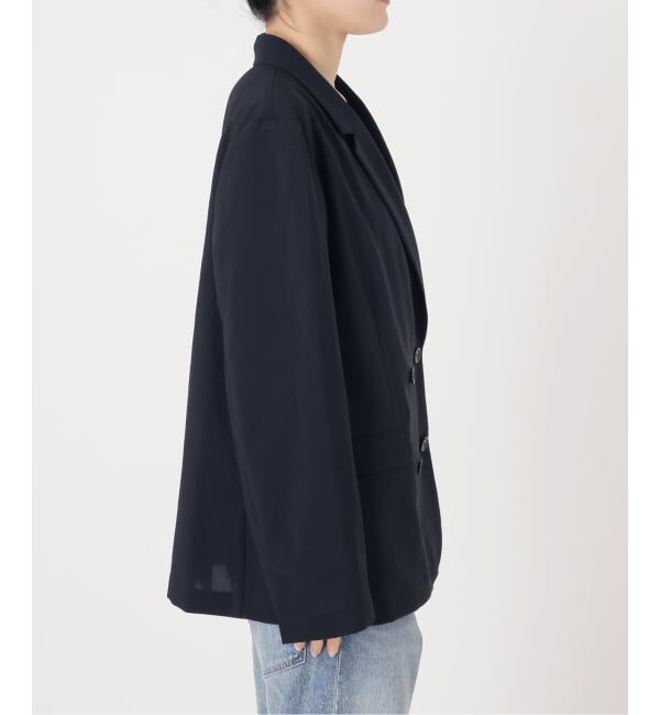 FRAMeWORK「撥水強撚PEダブルジャケット」|テーラードジャケット|