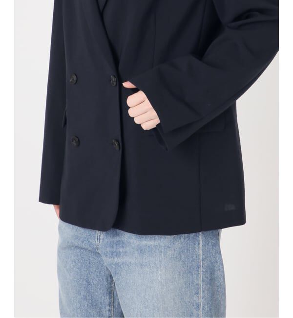 FRAMeWORK「撥水強撚PEダブルジャケット」|テーラードジャケット|