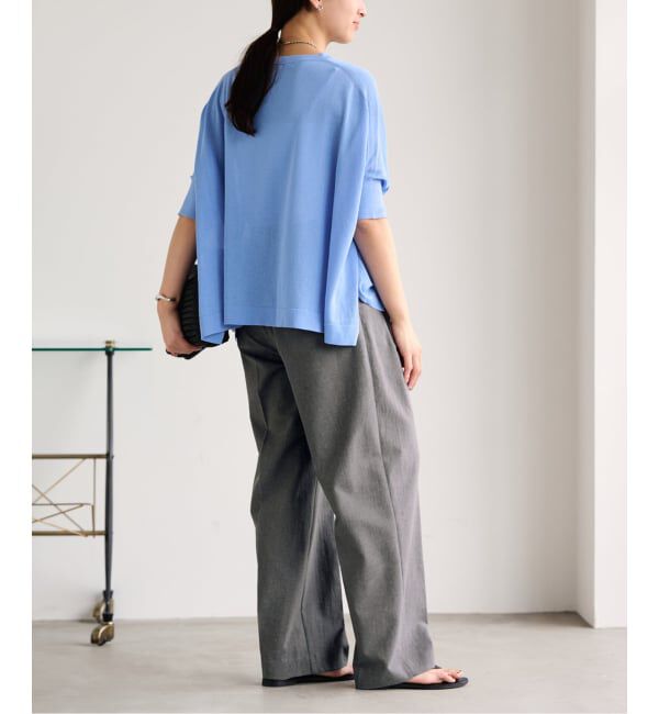 FRAMeWORK「≪追加≫撥水強撚PEバレルパンツ」|スラックス|