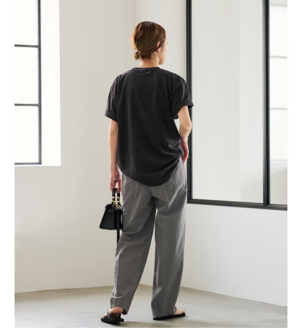 FRAMeWORK「≪追加≫撥水強撚PEバレルパンツ」|スラックス|