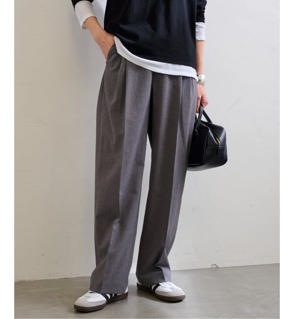 FRAMeWORK「≪追加≫撥水強撚PEバレルパンツ」|スラックス|