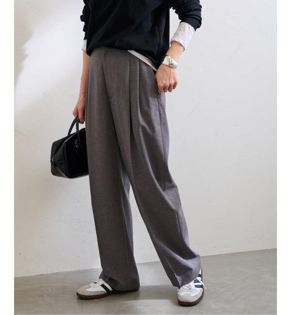 FRAMeWORK「≪追加≫撥水強撚PEバレルパンツ」|スラックス|